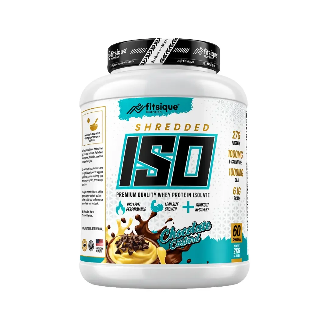 Fitsique Shredded ISO (Whey Protein Isolate) | Chocolate | 2kg
